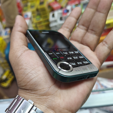 QP6 Mini Dual Sim Card Phone - Green