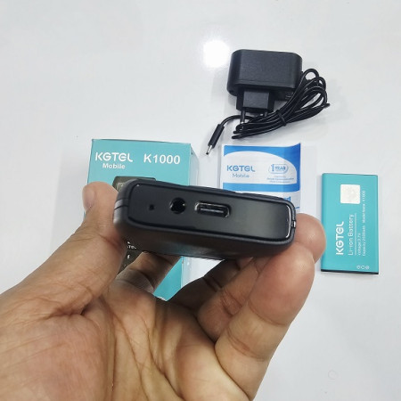 KGTEL K1000 Button Phone (4 Sim) 2500mAh Battery (Black)