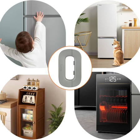 1 pes French Door Refrigerator Child Safety Lock