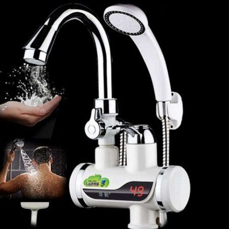 Digital হট ওয়াটার ট্যাব সাথে শাওয়ার (2 Year Warranty)