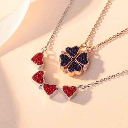 Magic Lucky Four Leaf Clover Necklace