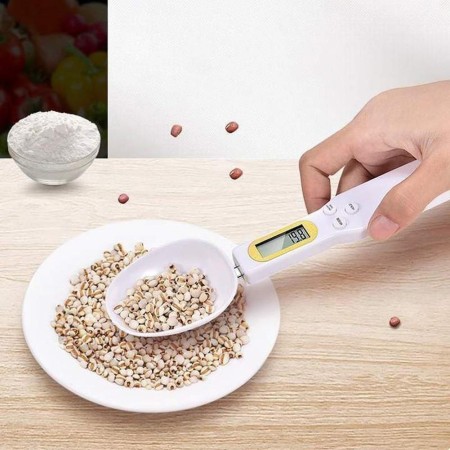 Electronic Portable LCD Digital Kitchen Scale Measuring Spoon
