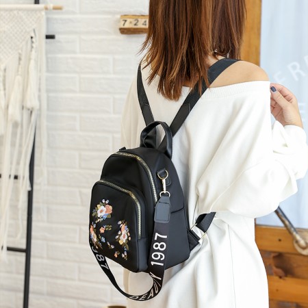 Small Women Backpack Purse Lightweight Waterproof Oxford Travel Shoulder Bag Outdoor Casual Small Anti-theft Backpacks