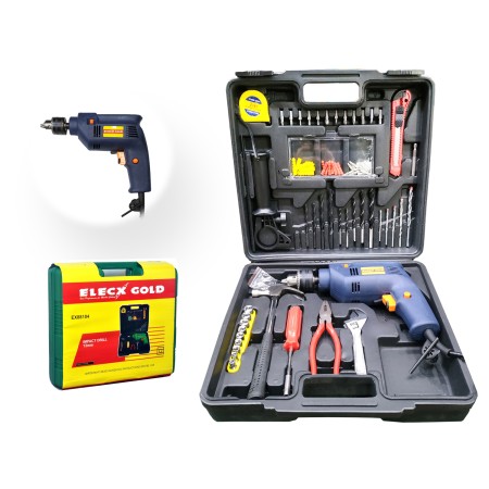 Elecx Gold Drill Machine Set - 850w