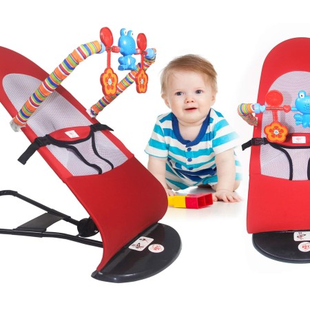 Baby Bouncer With Toy Bar
