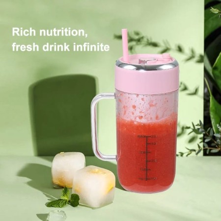 2 in 1 Rechargeable Straw Juicer Portable Blender