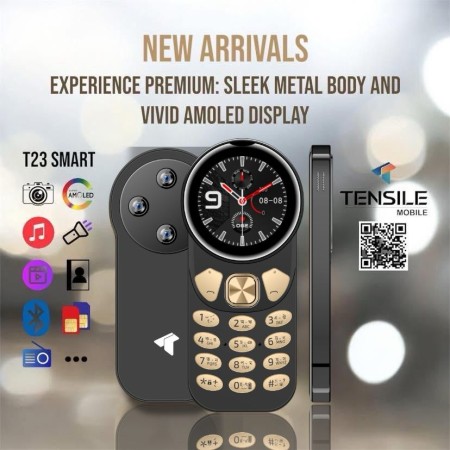 Tensile T23 Vivid Amoled Display Metal Body black